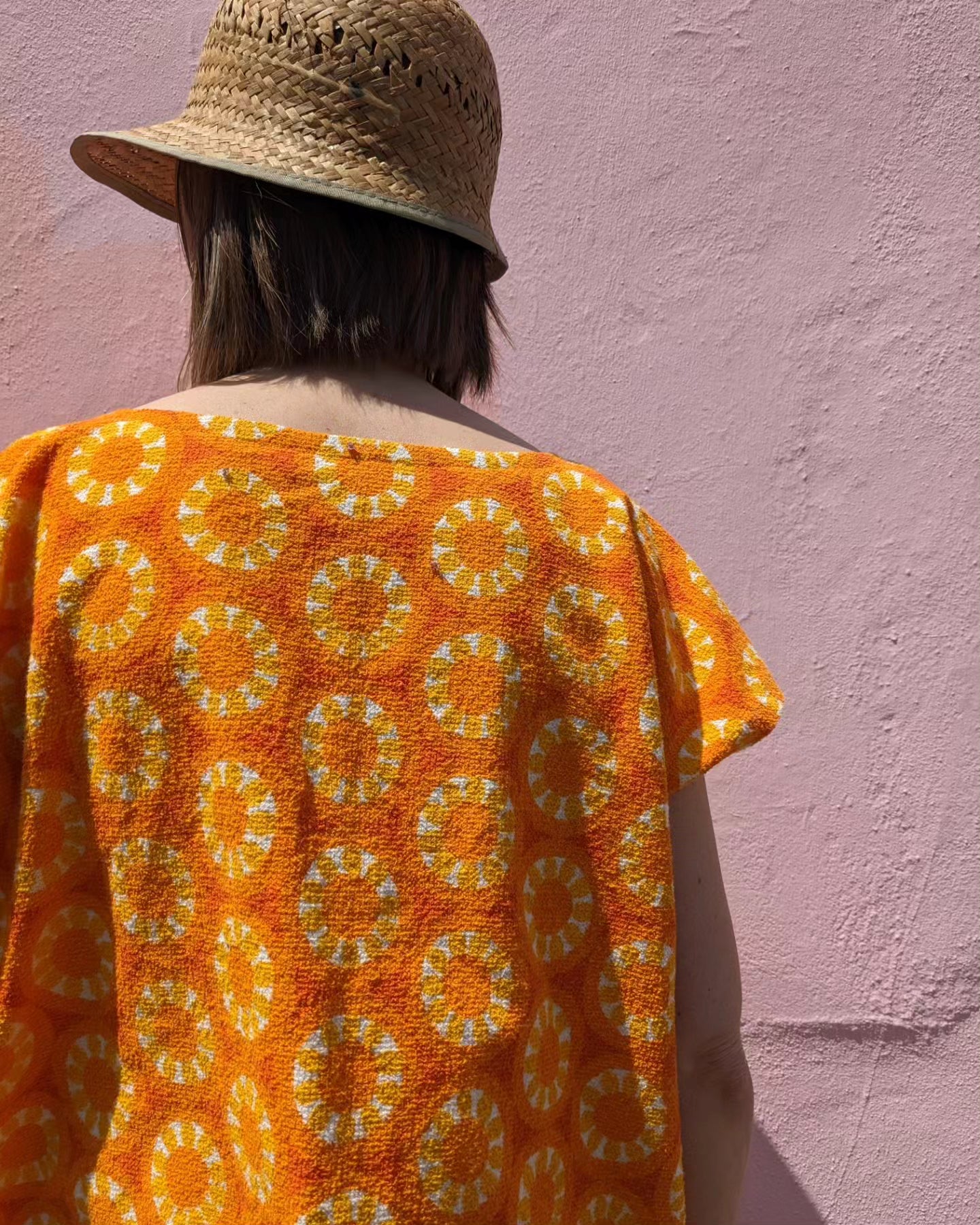 Vintage towelling short sleeve top
