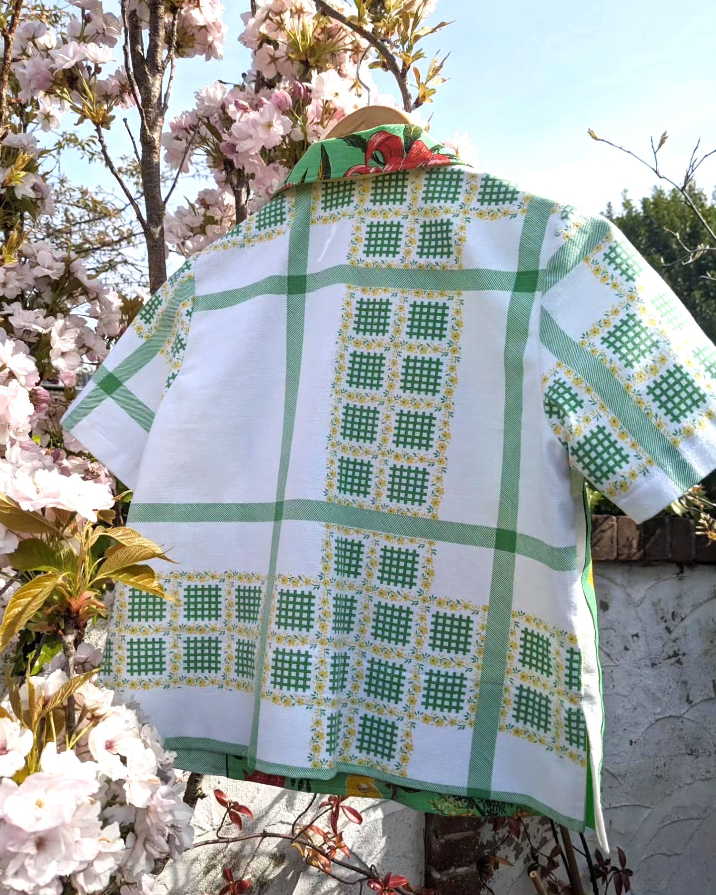 Handmade Vintage Australian Teatowel Shirt