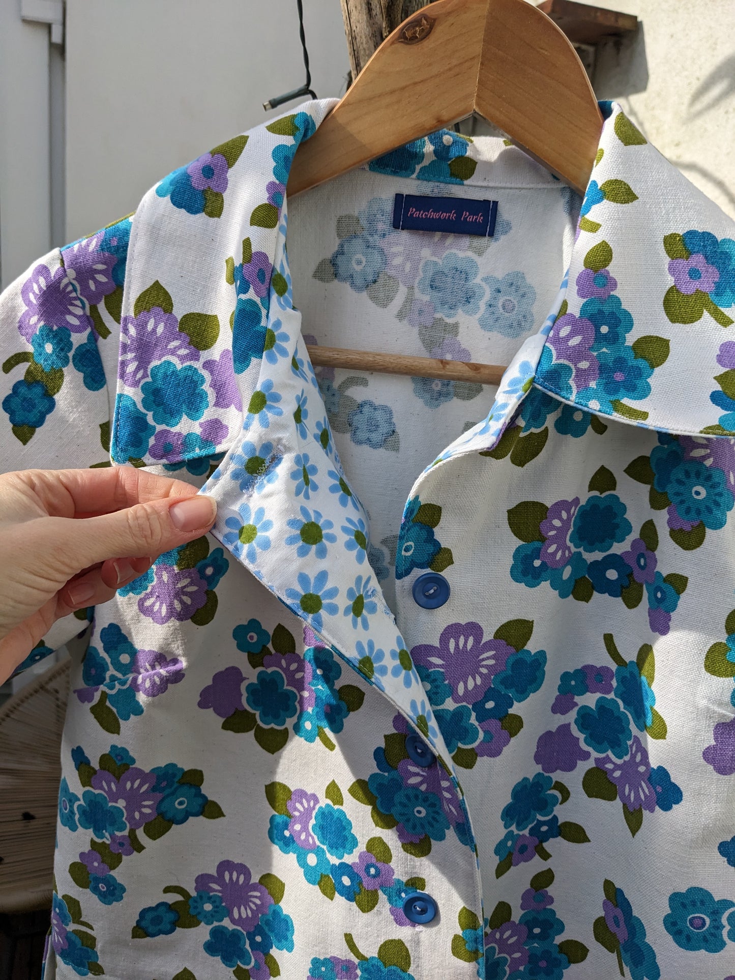 Handmade Vintage Floral Print Shirt