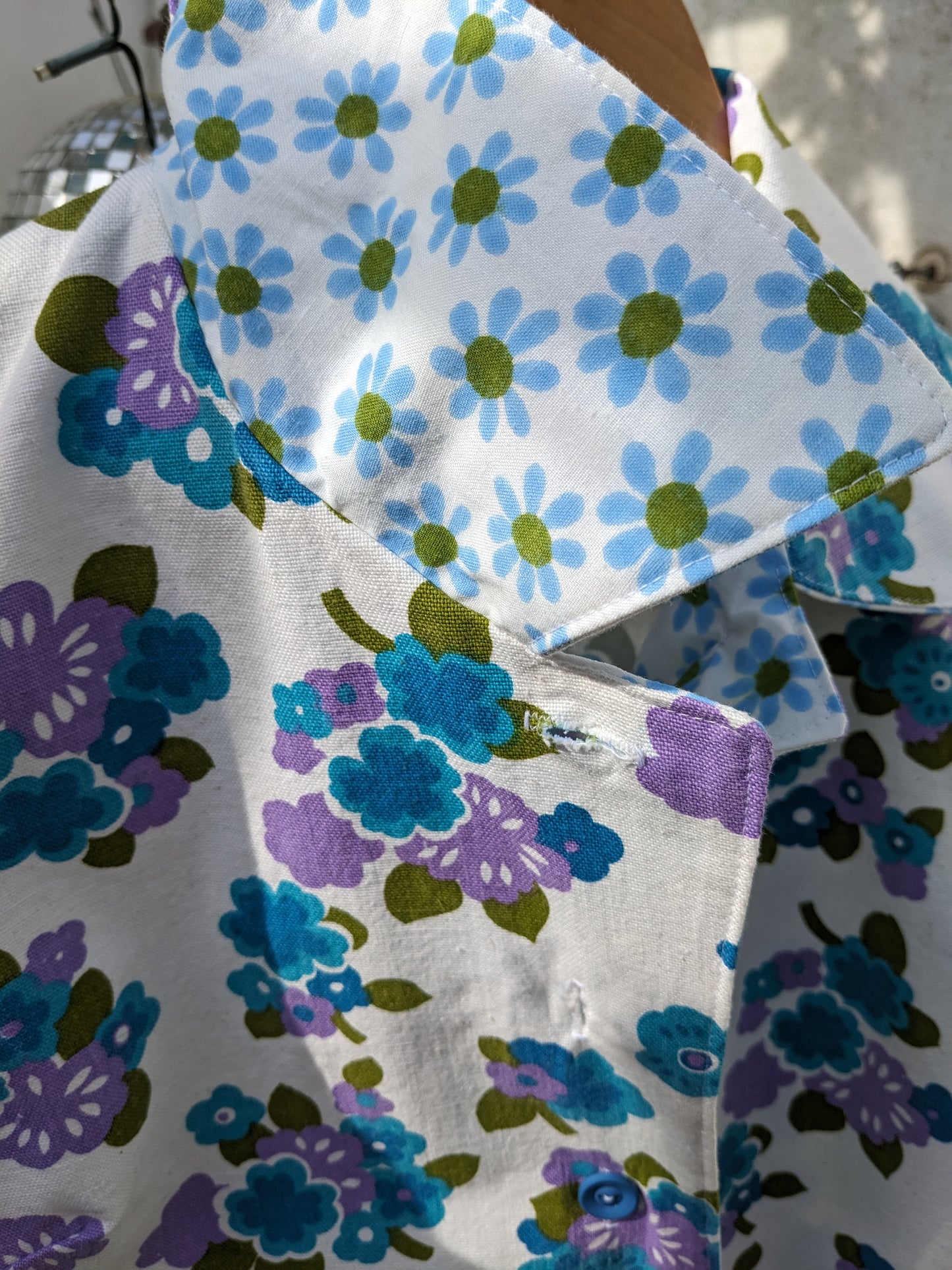 Handmade Vintage Floral Print Shirt