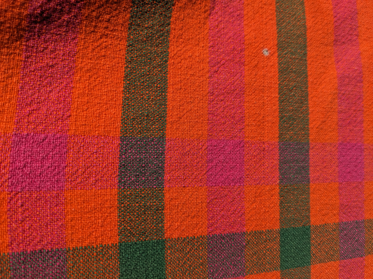 Vintage Tablecloth Check Dress