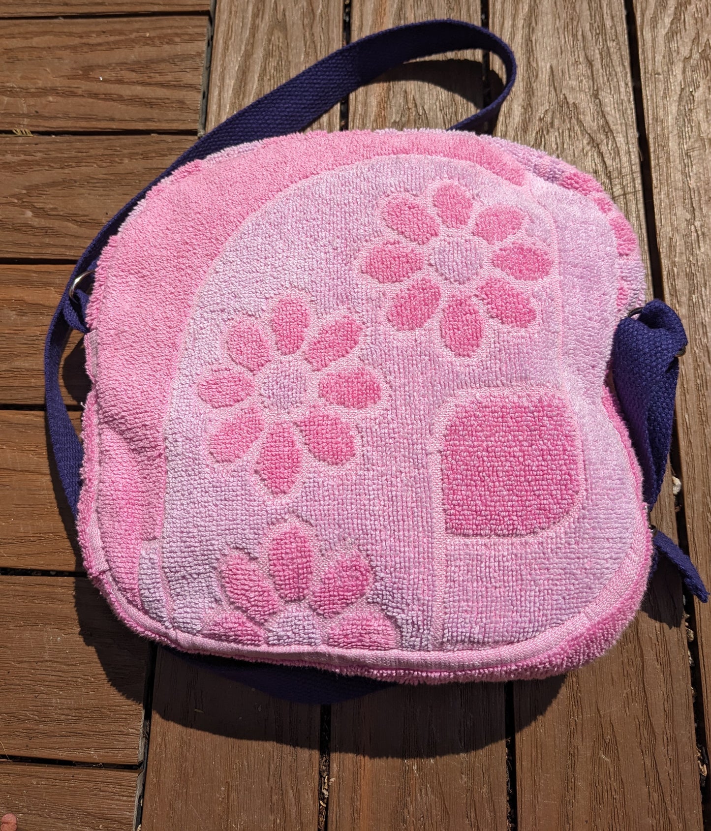 Vintage Towel Cross-Body Bag