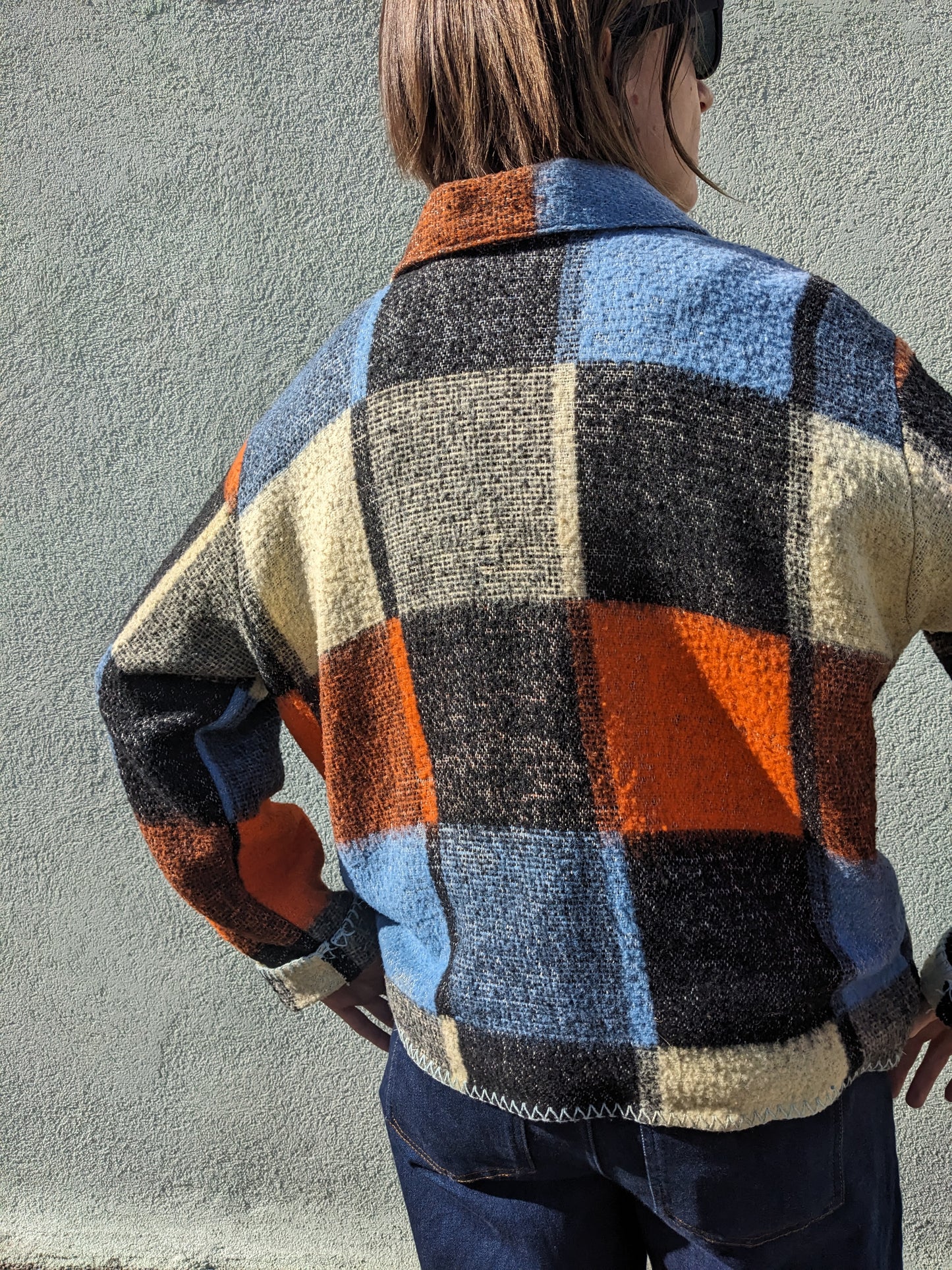 Vintage Woolen Blanket Jacket
