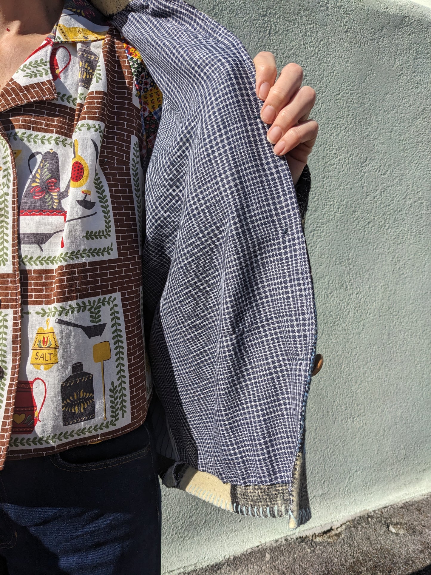 Vintage Woolen Blanket Jacket