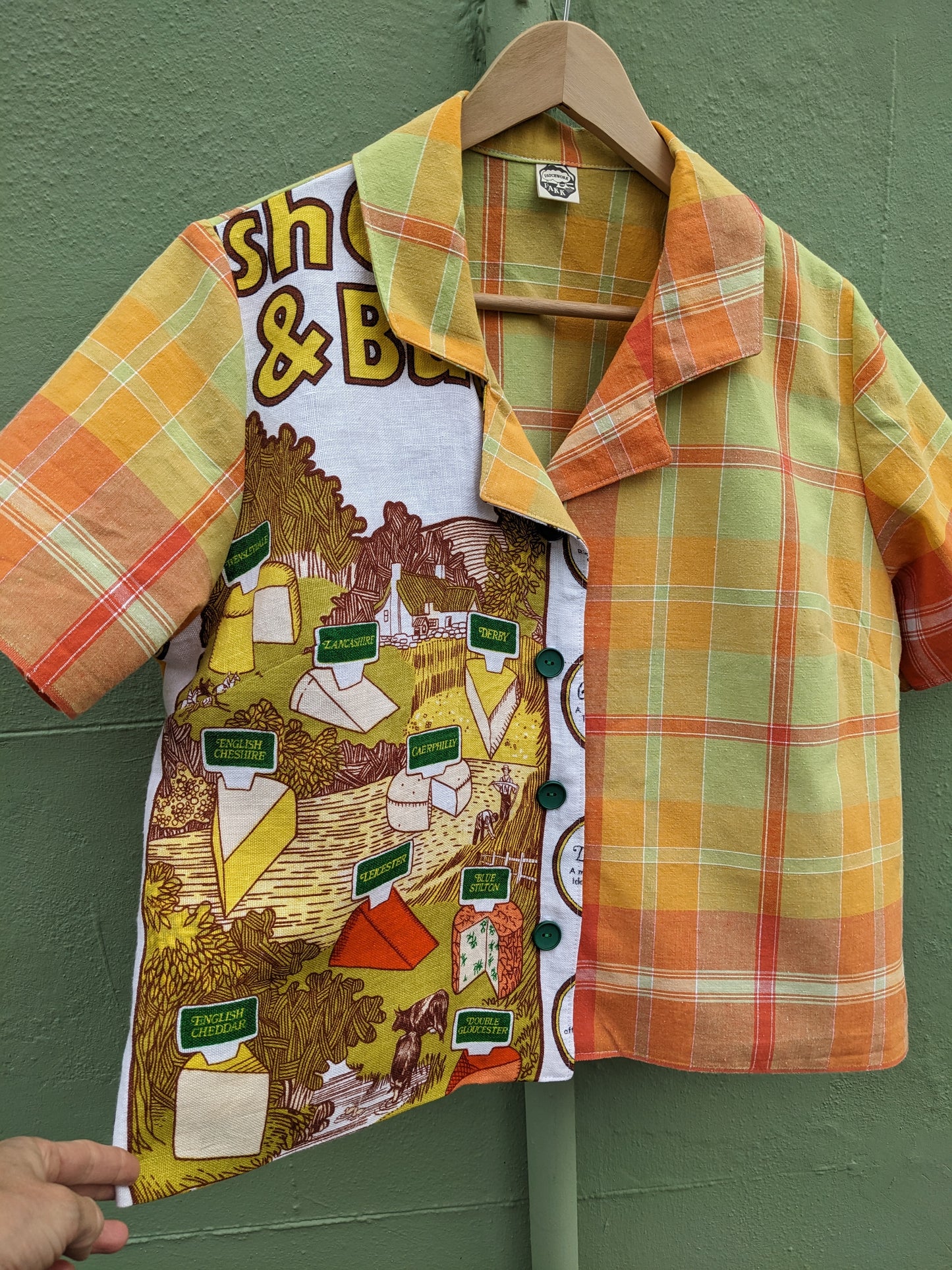 Handmade Vintage Cheese & Check Vintage Shirt