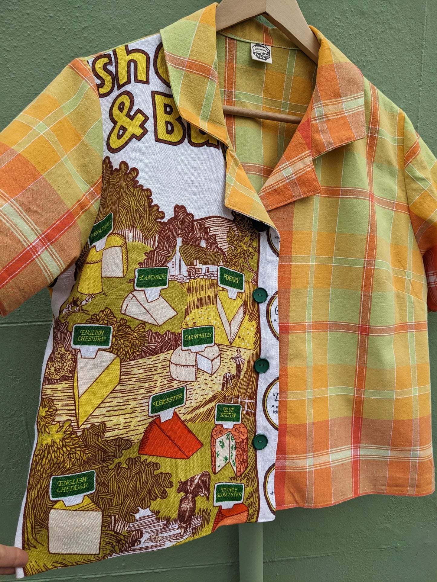 Handmade Vintage Cheese & Check Vintage Shirt