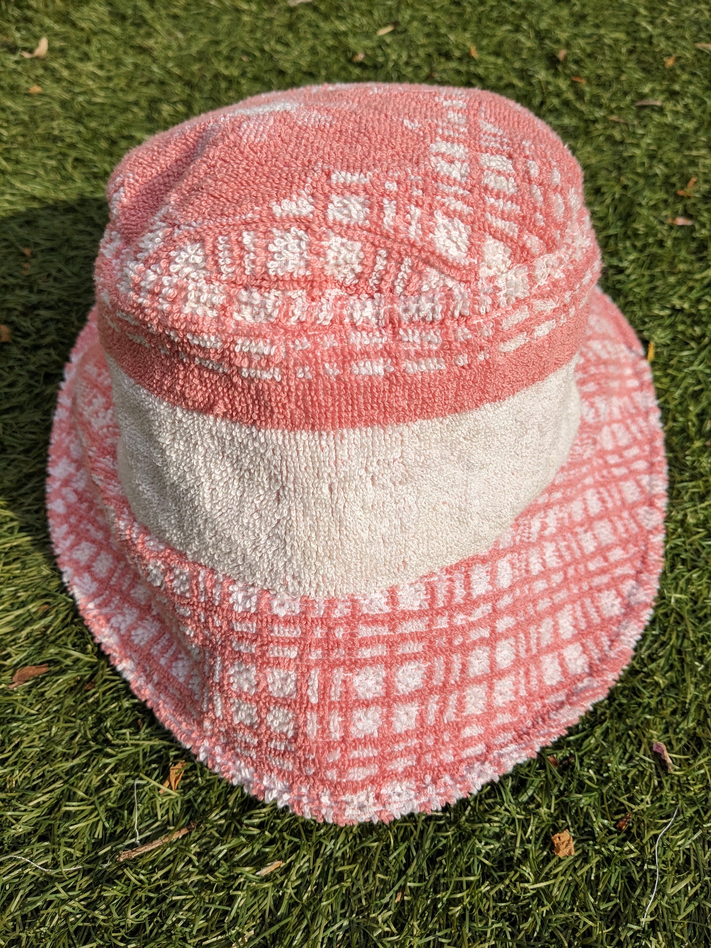 Hanmade Vintage Towel Hat (without straps)