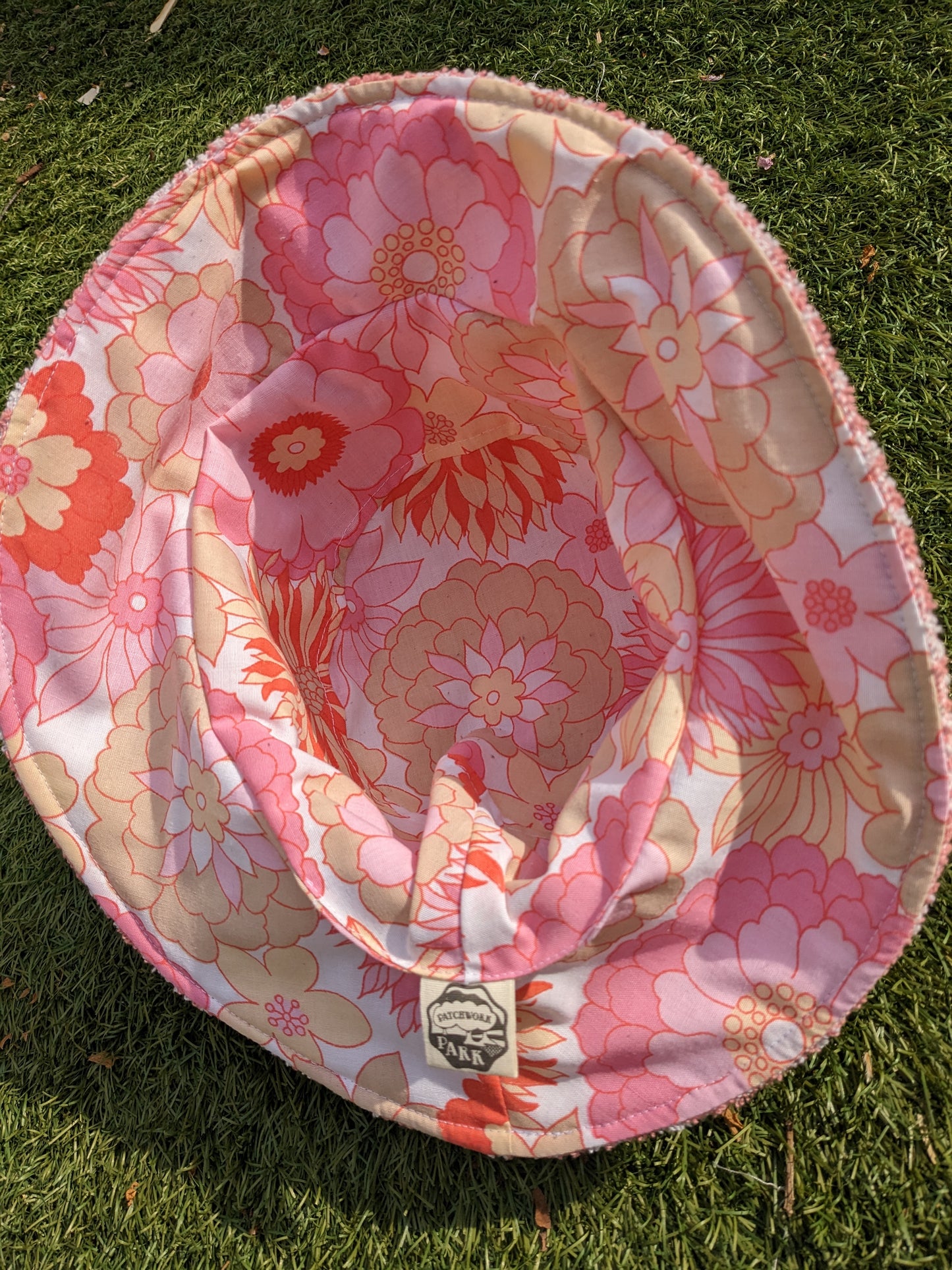 Hanmade Vintage Towel Hat (without straps)