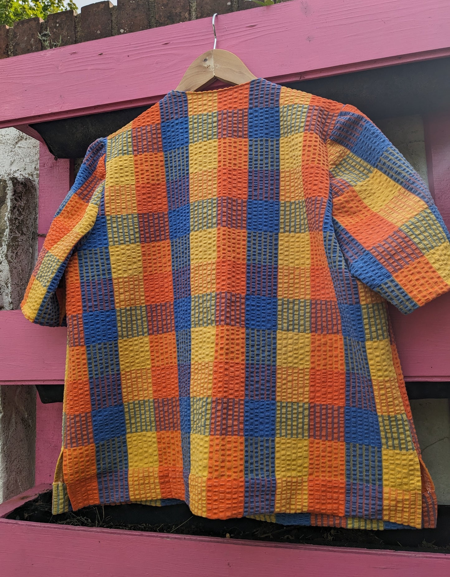 Handmade Check Tablecloth Shirt