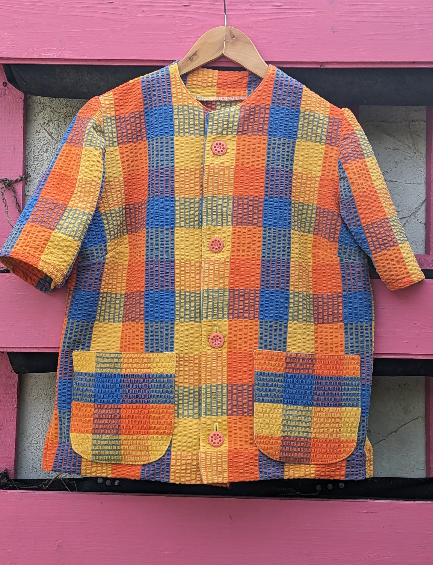 Handmade Check Tablecloth Shirt