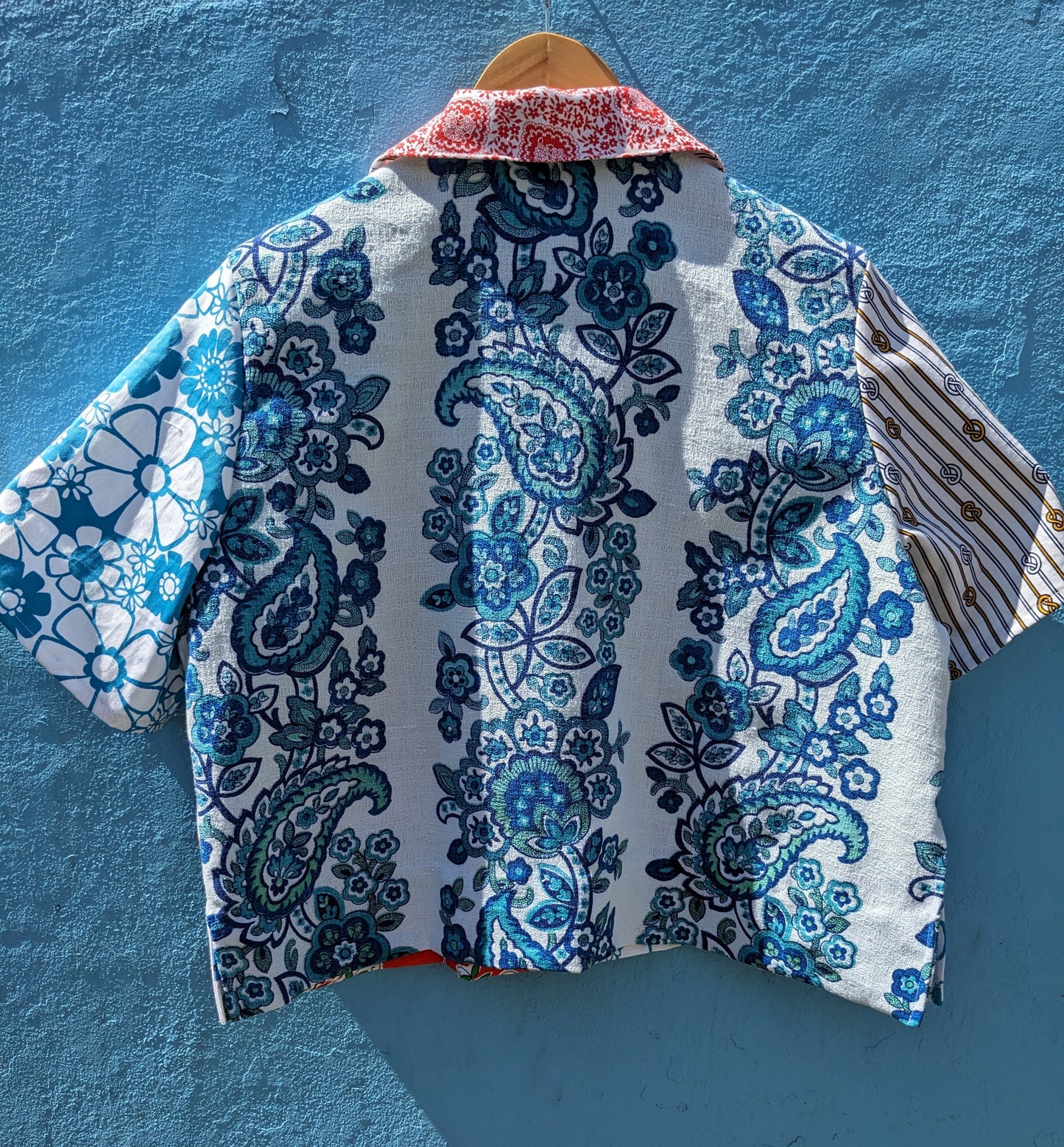 Handmade Vintage Cornish Teatowel Shirt