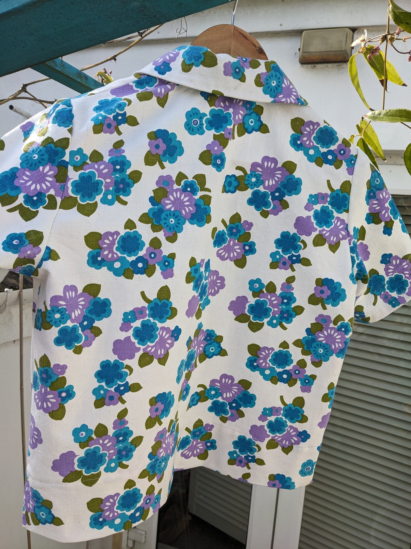 Handmade Vintage Floral Print Shirt