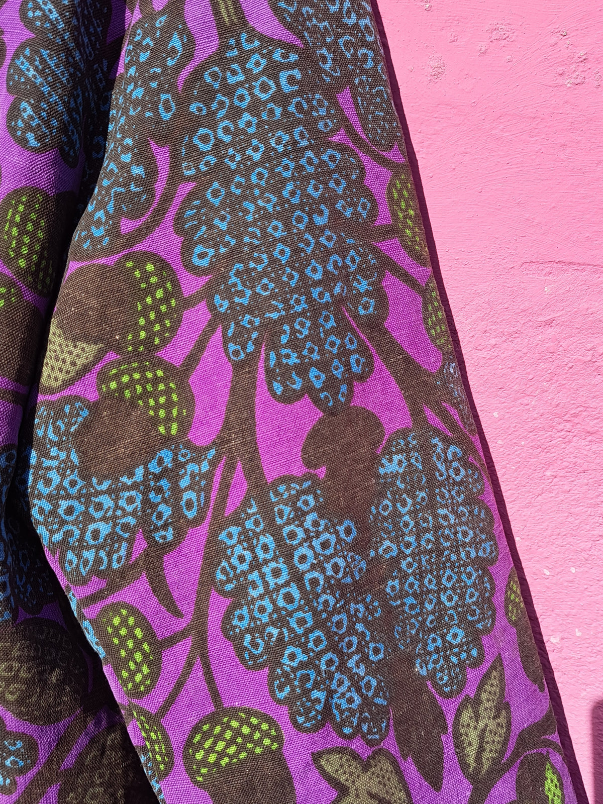 Handmade Vintage Zip up Patterned Jacket