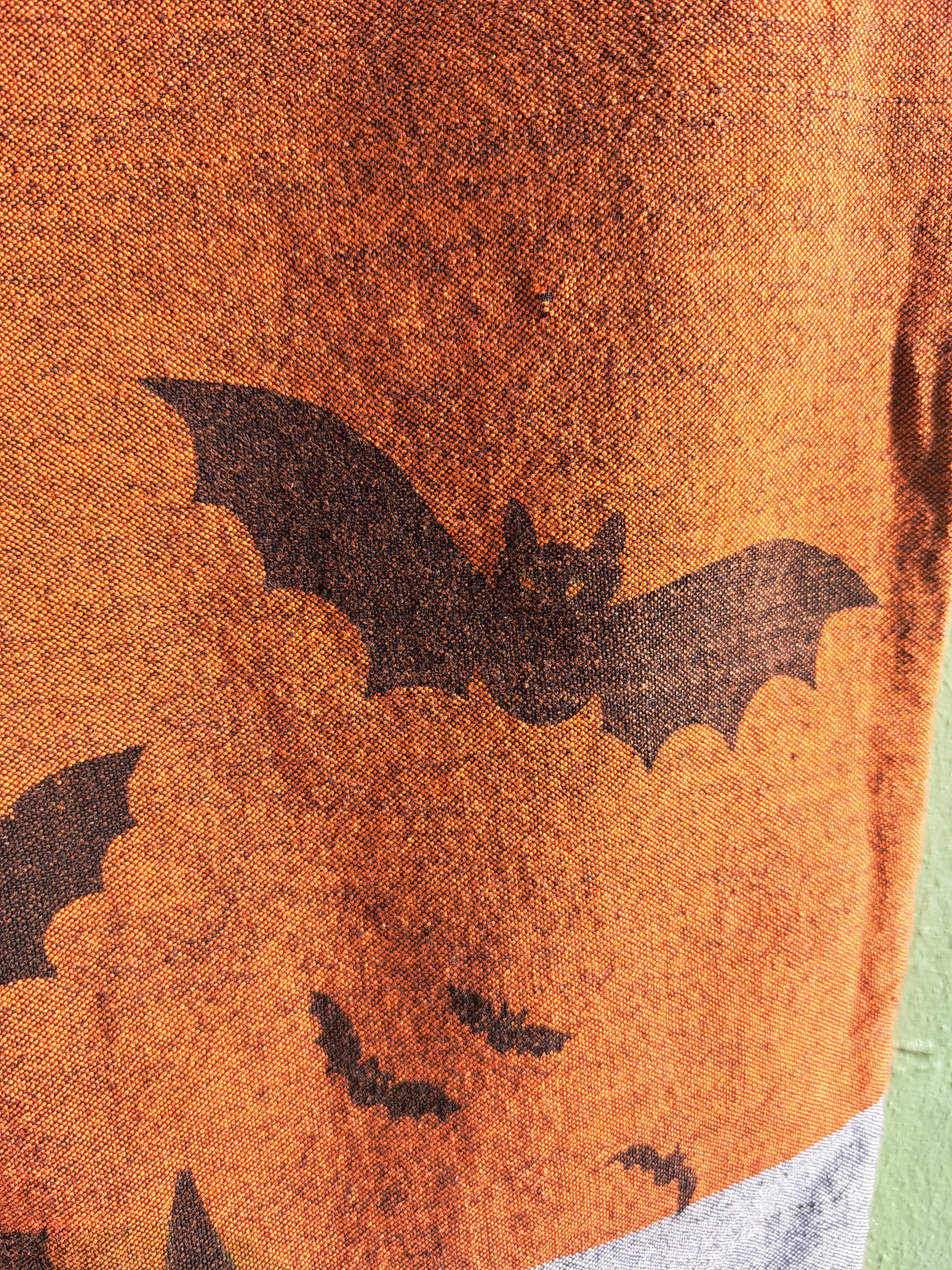 Handmade Vintage Halloween Teatowel Top