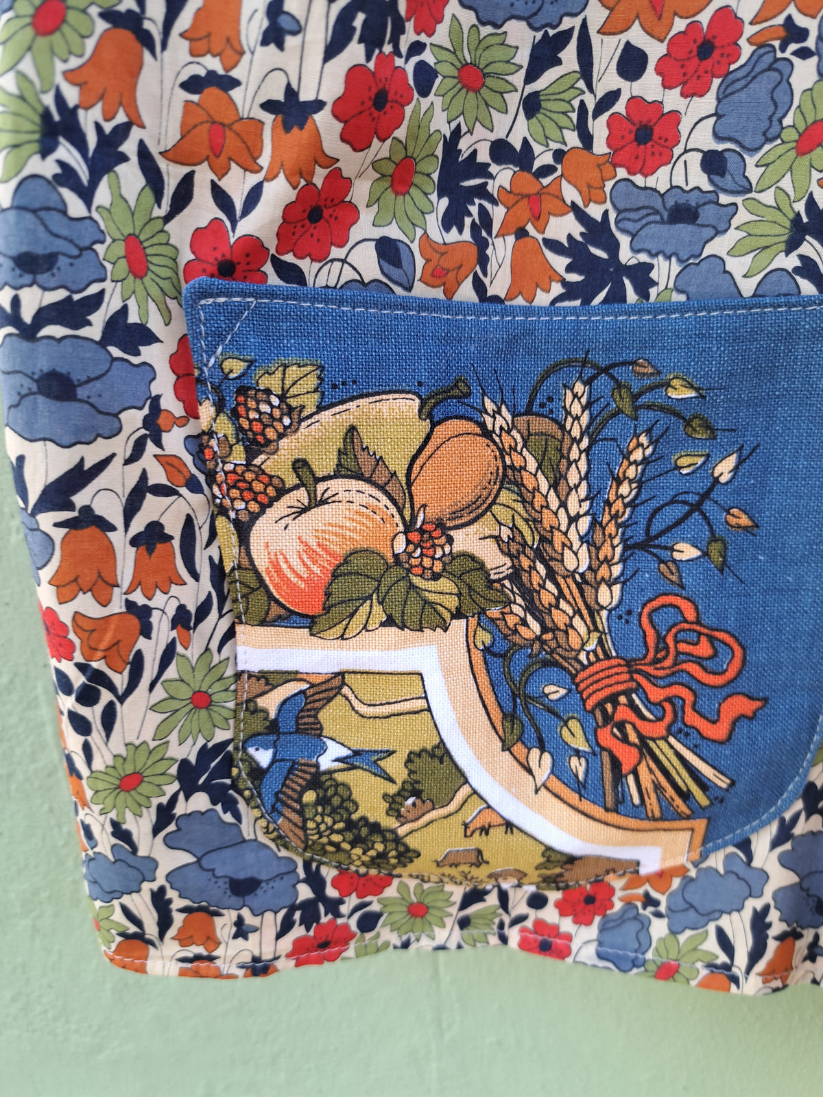 Handmade Vintage Lancashire Recipes Teatowel Shirt
