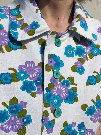 Handmade Vintage Floral Print Shirt