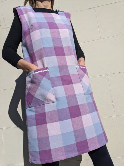 Vintage Check Tablecloth Dress