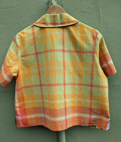 Handmade Vintage Cheese & Check Vintage Shirt