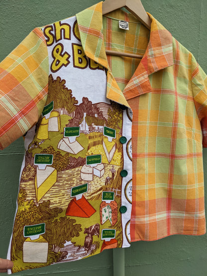 Handmade Vintage Cheese & Check Vintage Shirt
