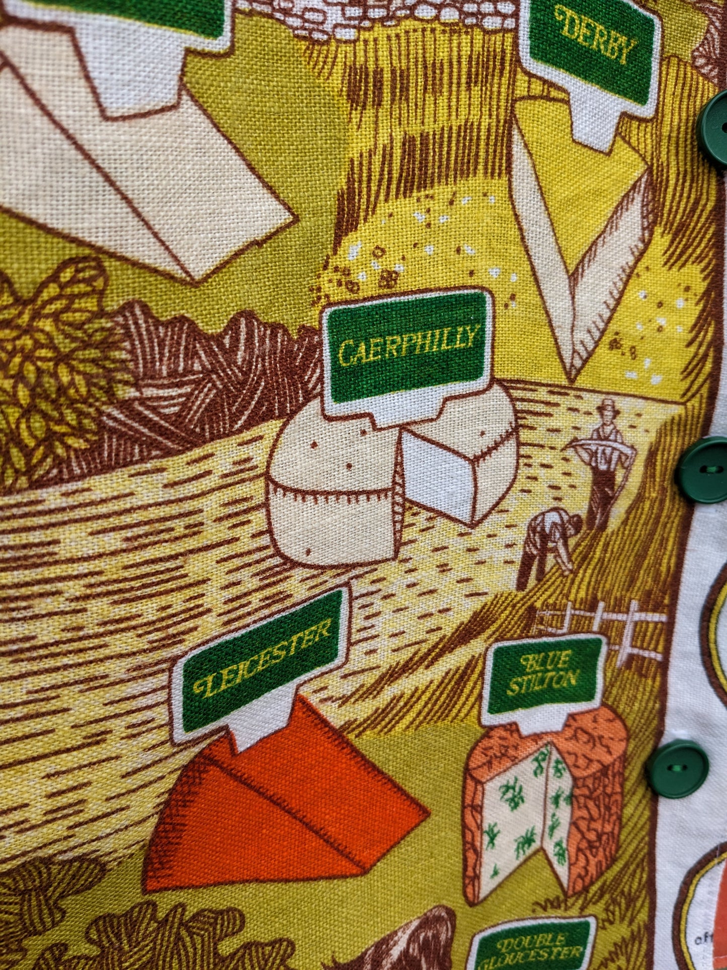 Handmade Vintage Cheese & Check Vintage Shirt