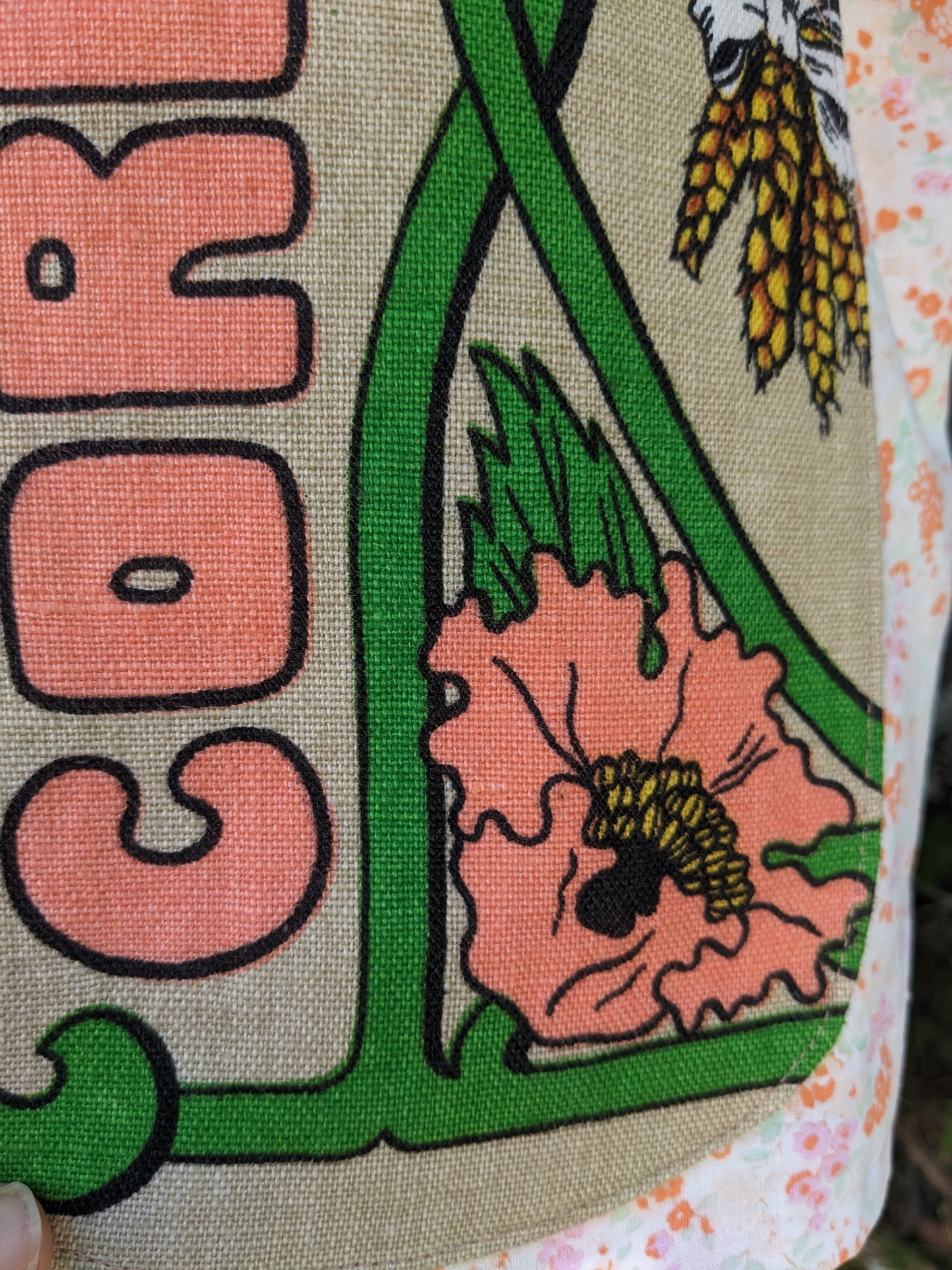 Handmade Vintage "Corn Dollies" Teatowel Shirt