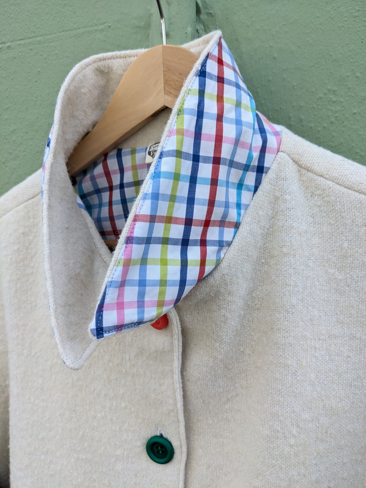 Handmade Vintage Striped Blanket Jacket