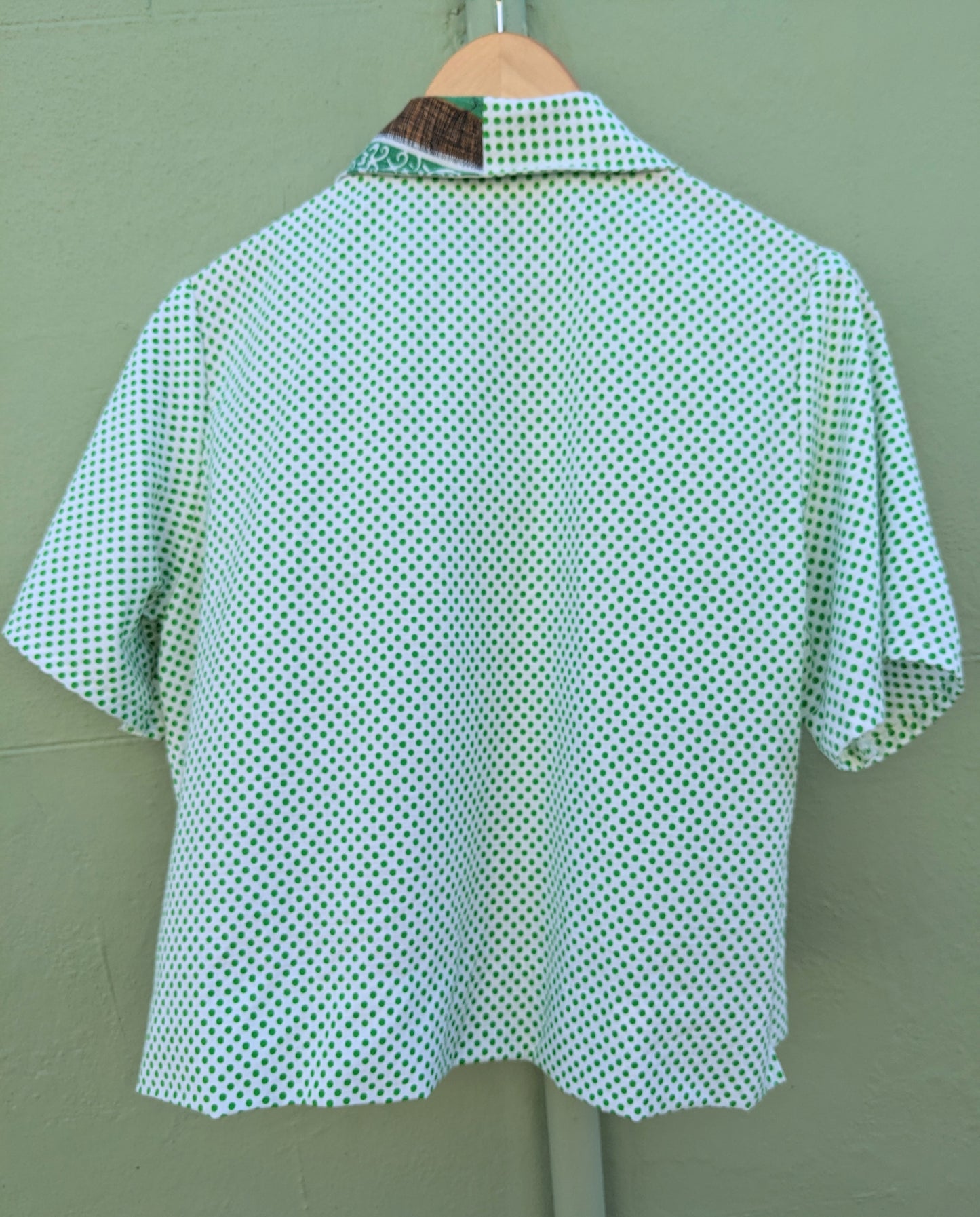 Handmade Vintage Irish-Themed Teatowel Shirt