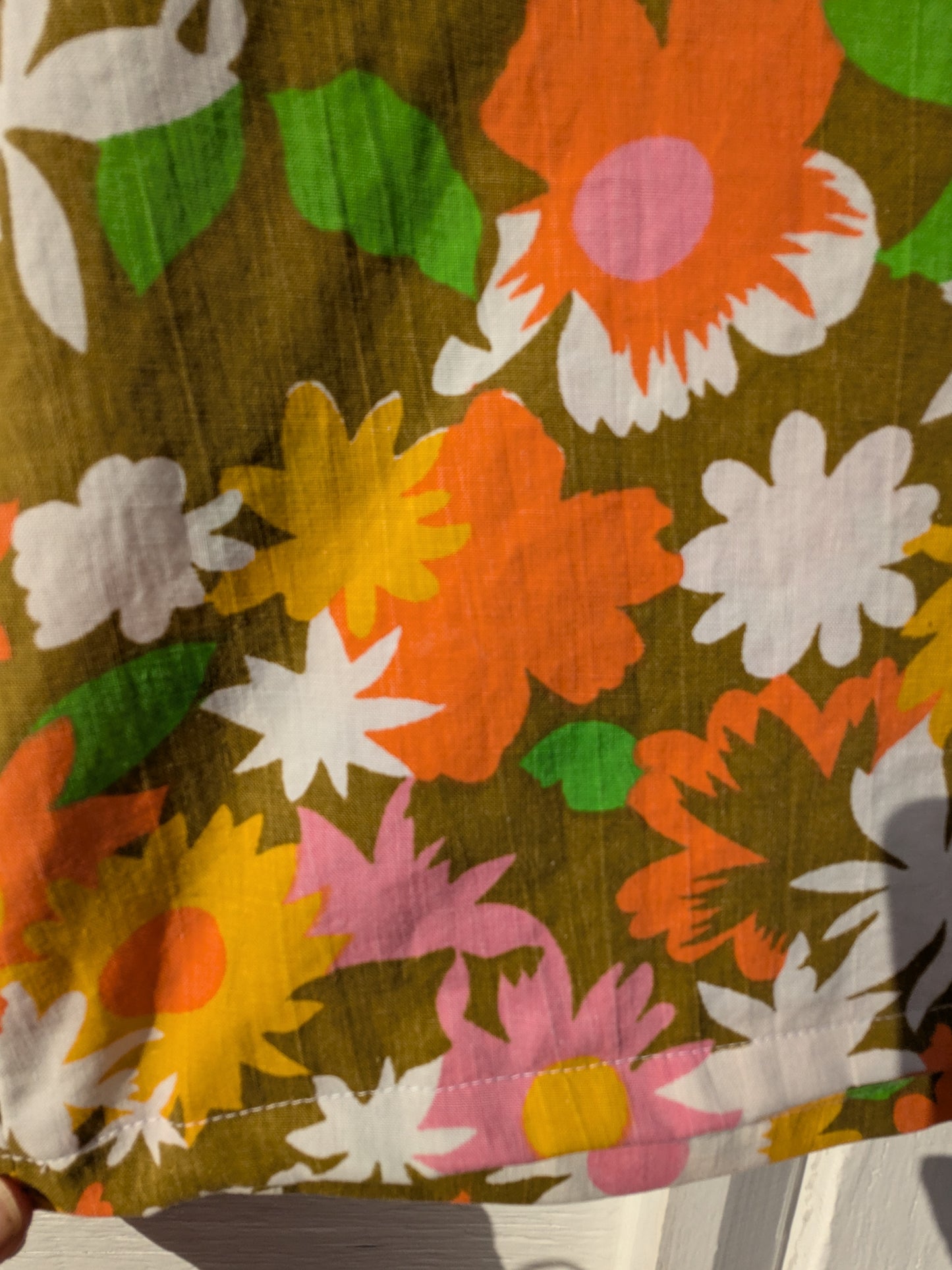 Handmade Vintage Floral Raglan Sleeve Top