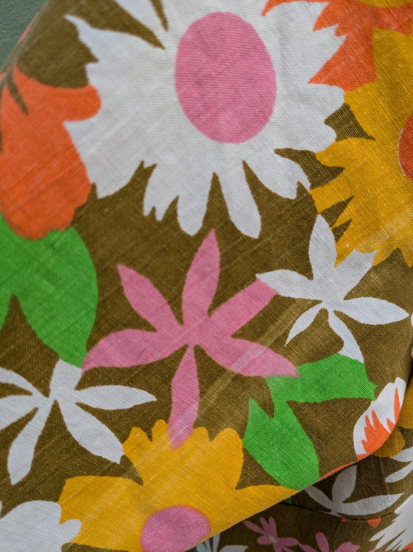 Handmade Vintage Floral Raglan Sleeve Top