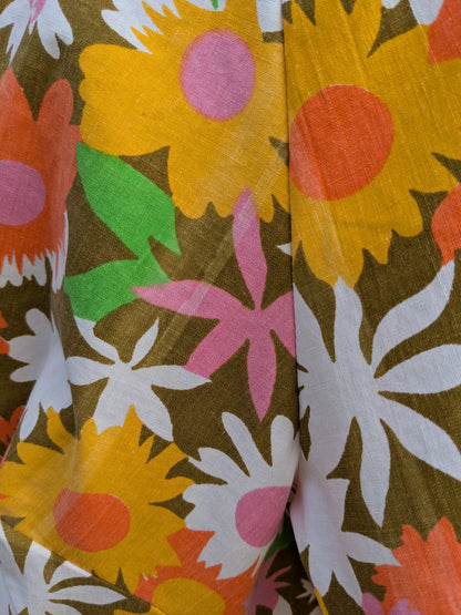 Handmade Vintage Floral Raglan Sleeve Top