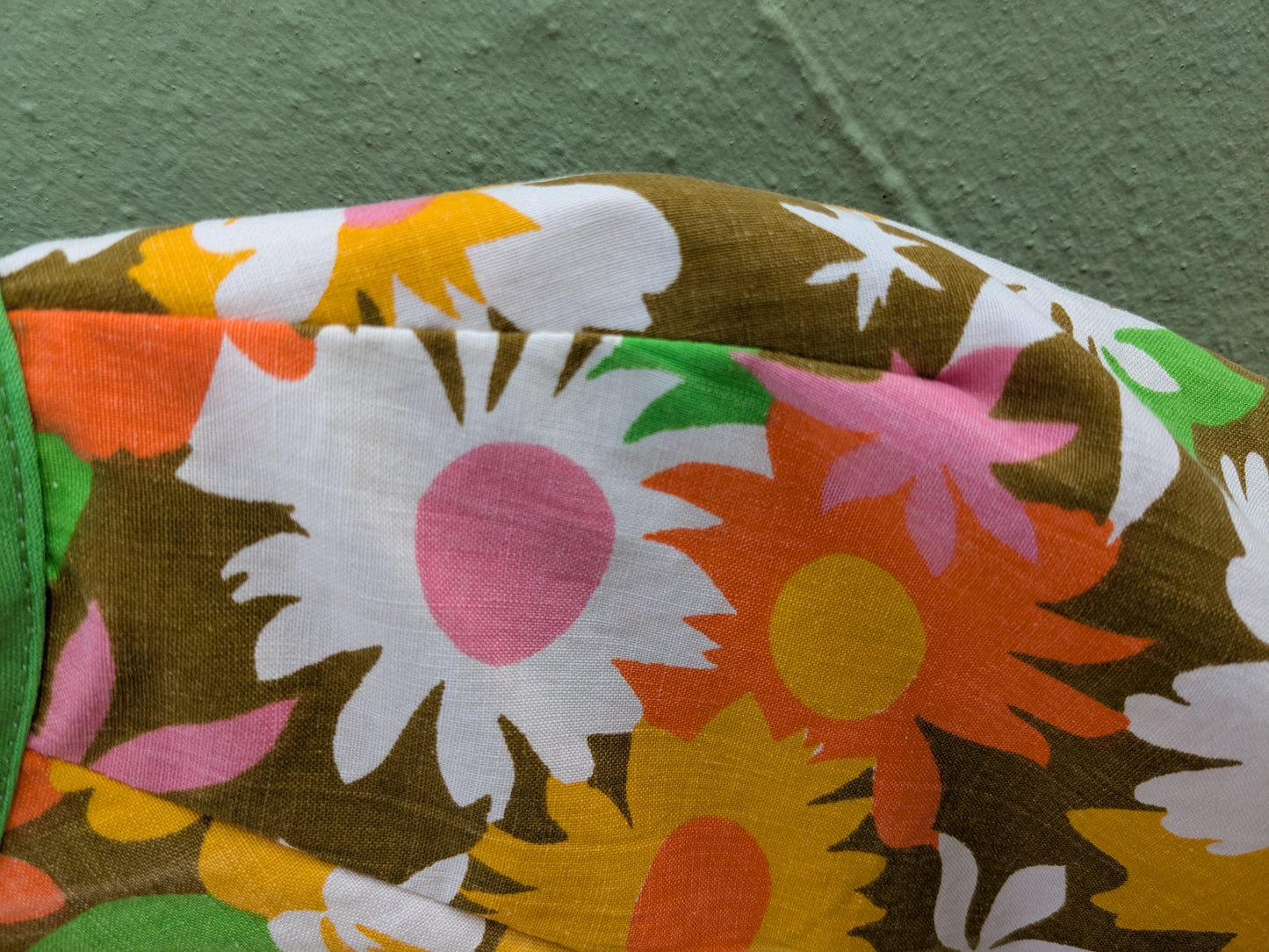 Handmade Vintage Floral Raglan Sleeve Top