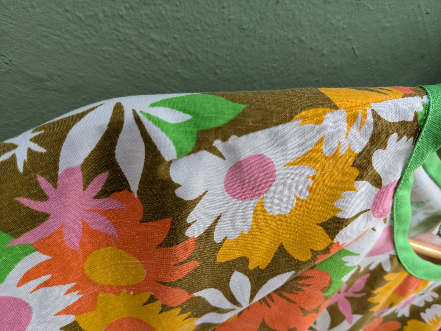 Handmade Vintage Floral Raglan Sleeve Top