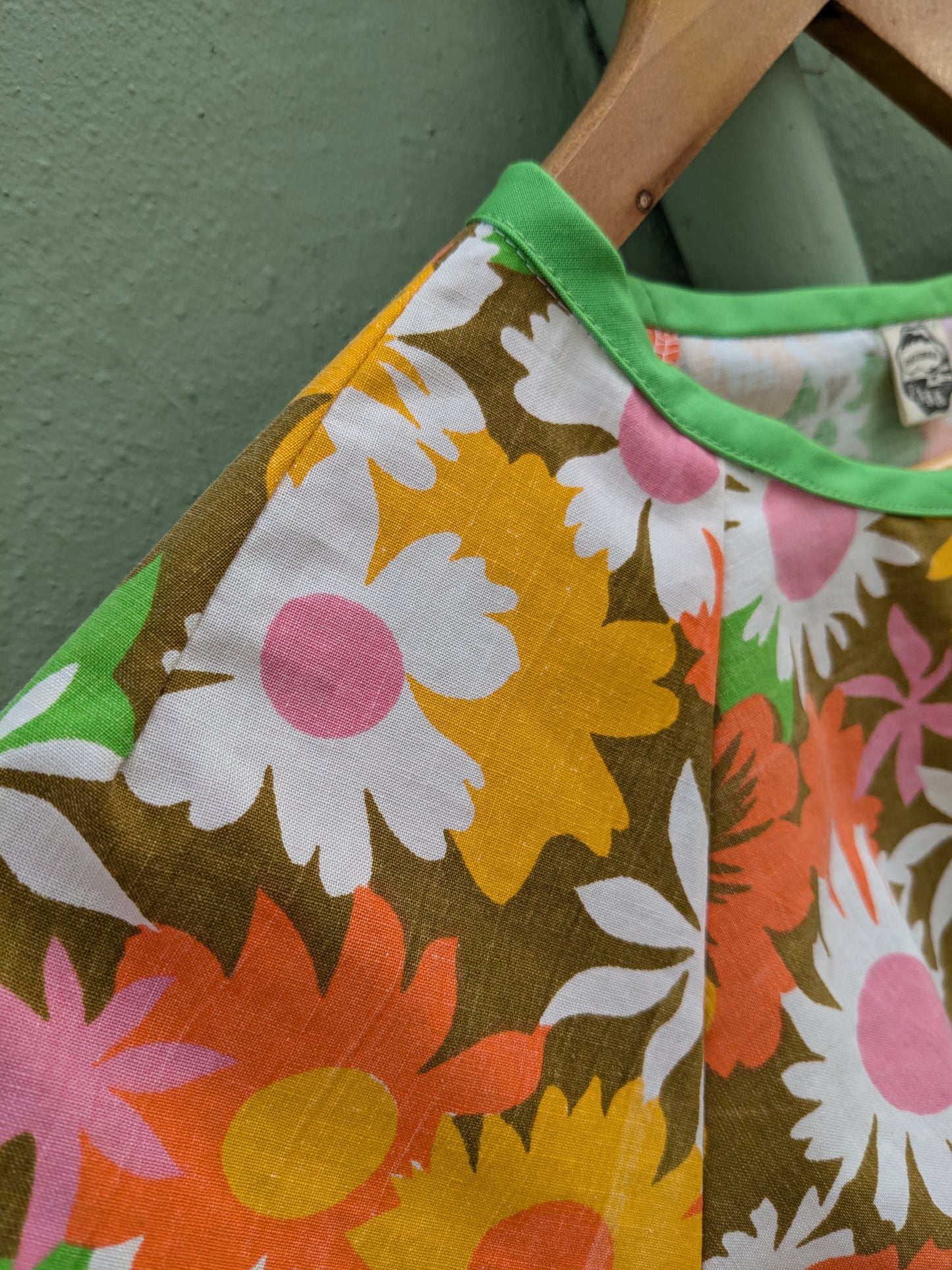 Handmade Vintage Floral Raglan Sleeve Top