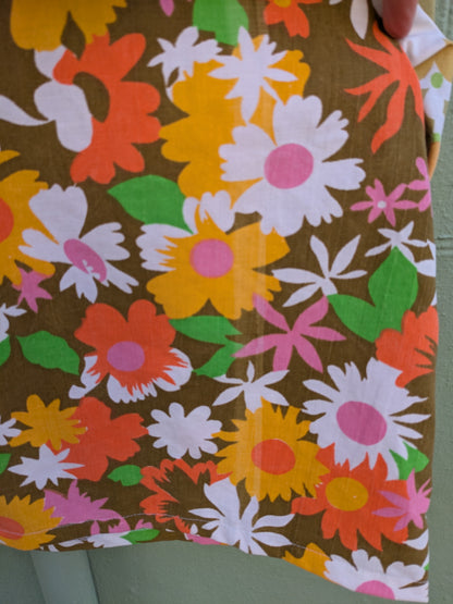 Handmade Vintage Floral Raglan Sleeve Top