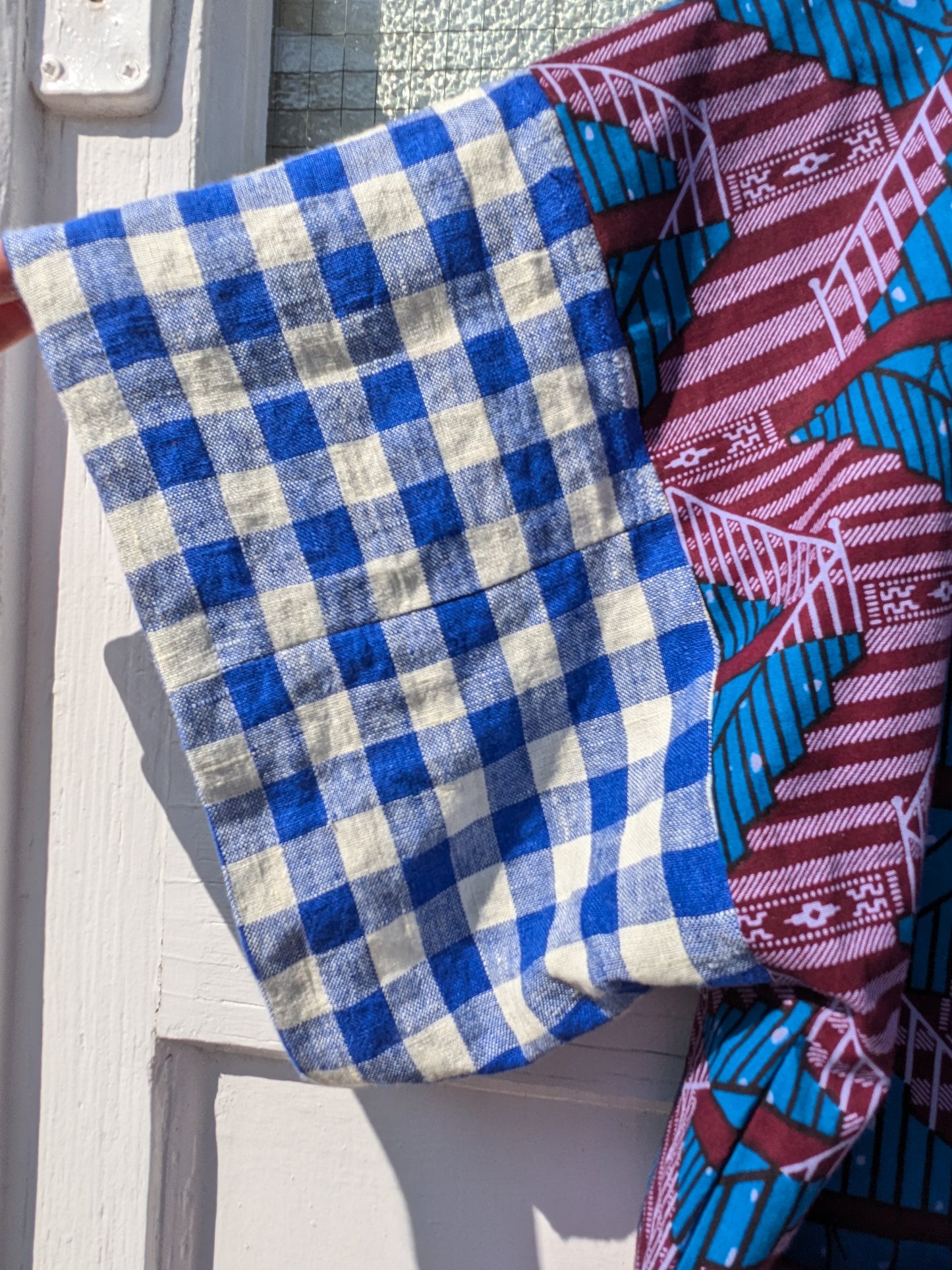 Handmade African Wax Print Square-Cut Top