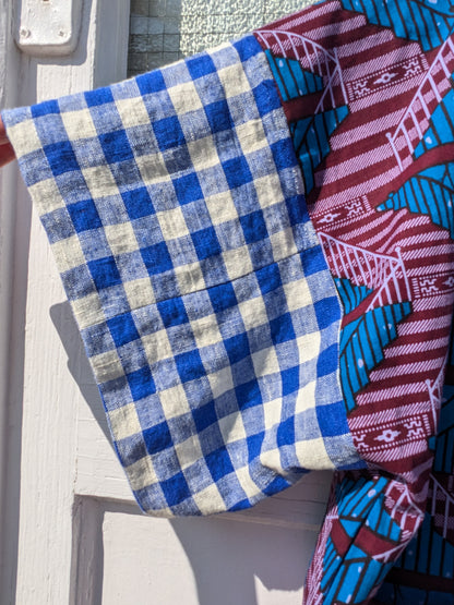 Handmade African Wax Print Square-Cut Top