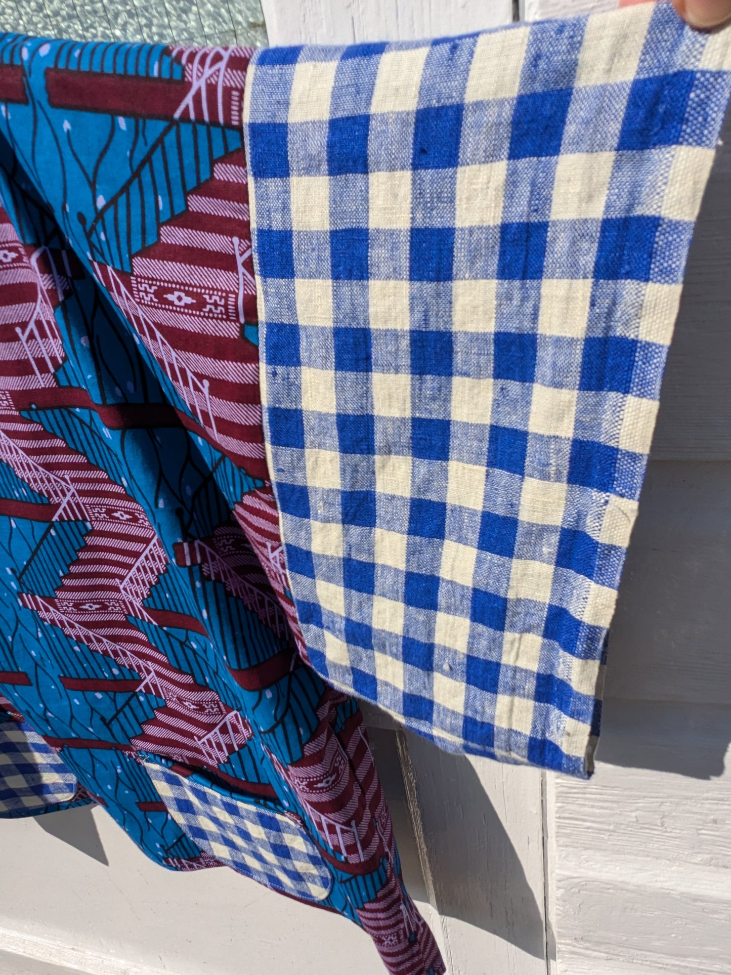 Handmade African Wax Print Square-Cut Top