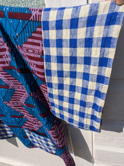 Handmade African Wax Print Square-Cut Top