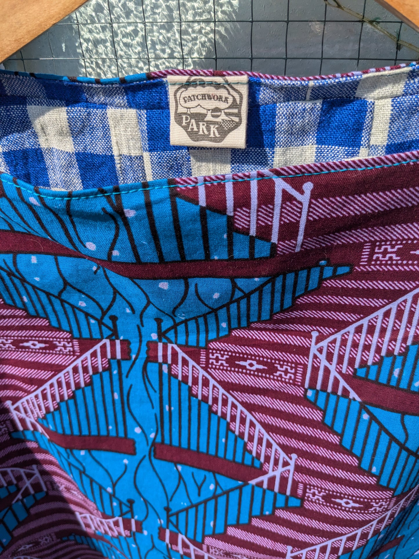 Handmade African Wax Print Square-Cut Top