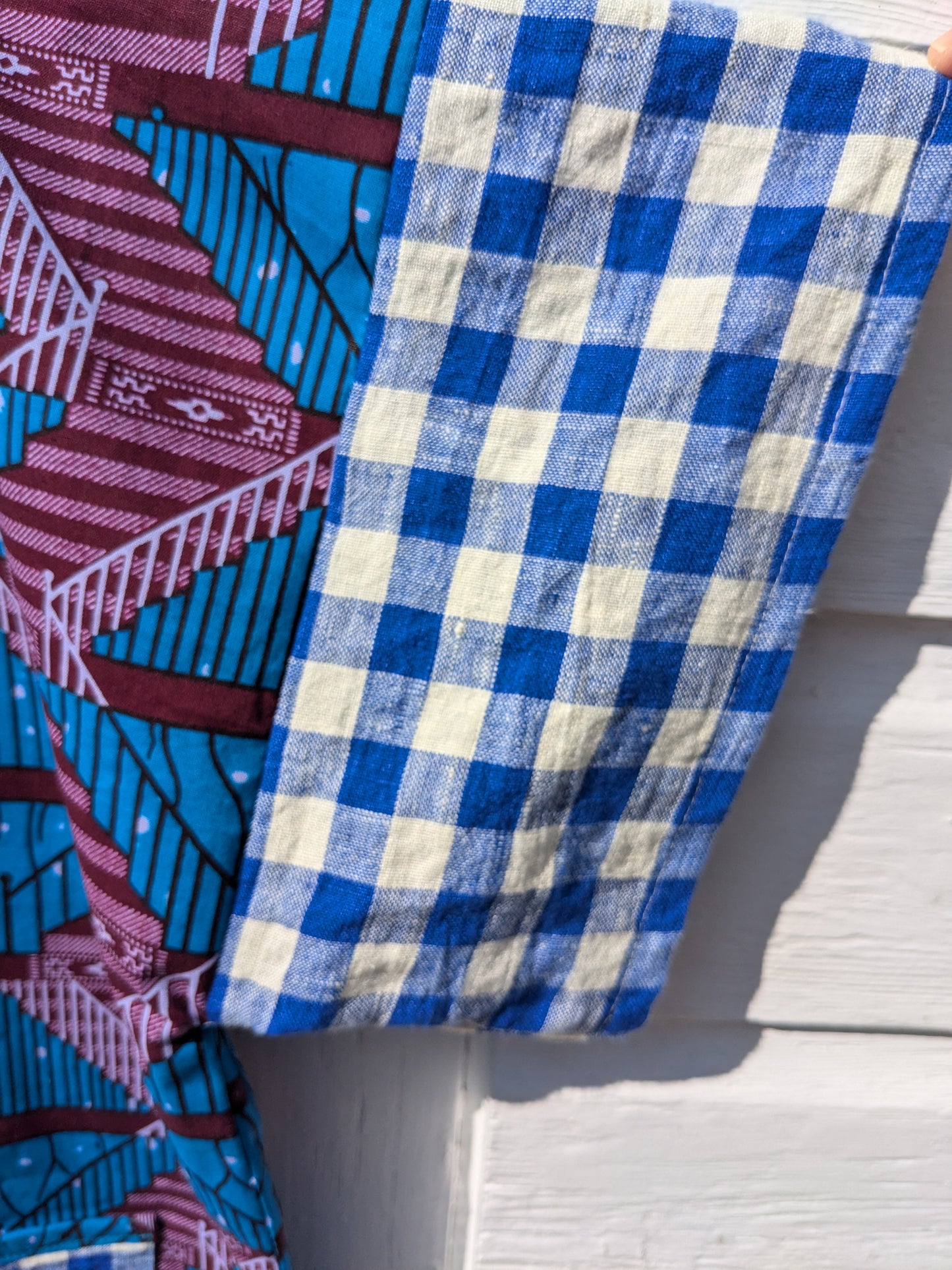 Handmade African Wax Print Square-Cut Top