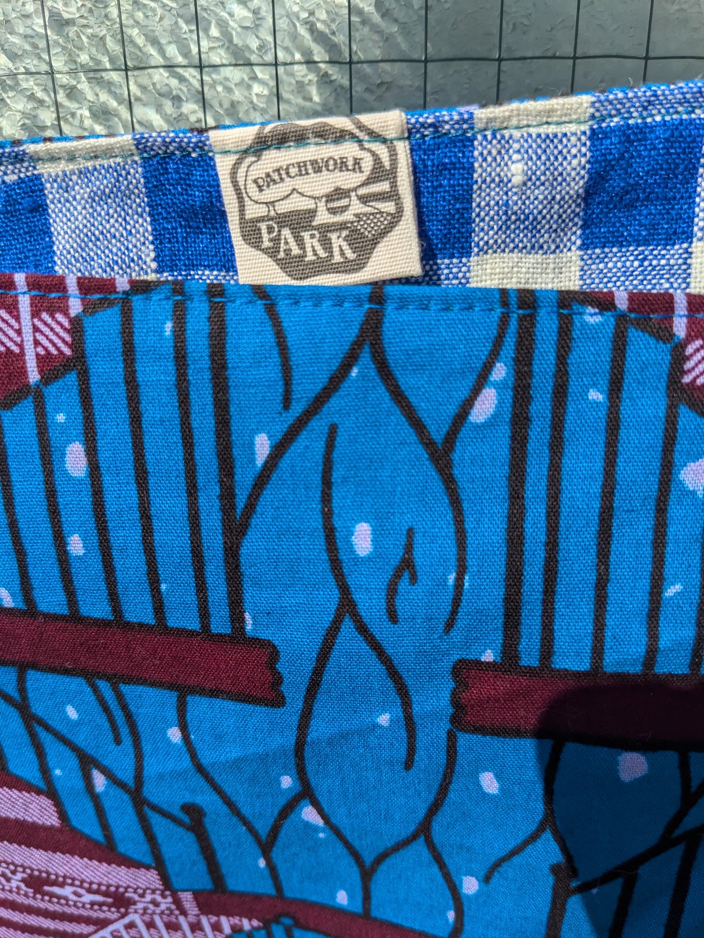 Handmade African Wax Print Square-Cut Top