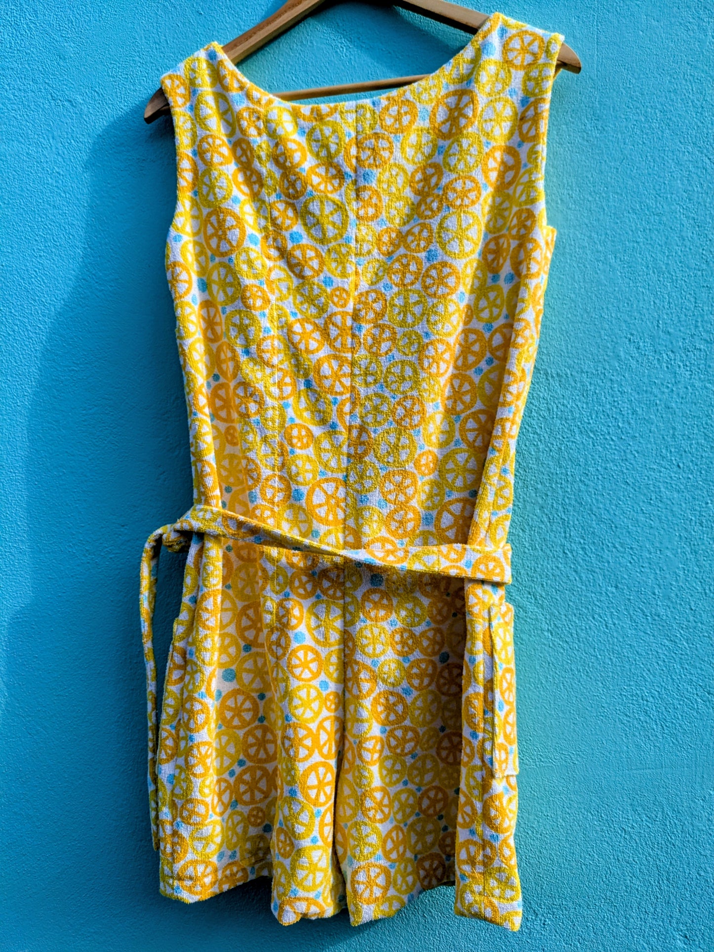Handmade Vintage Towelling Playsuit