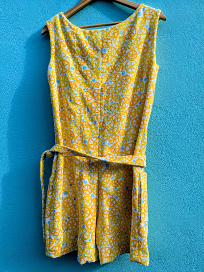 Handmade Vintage Towelling Playsuit