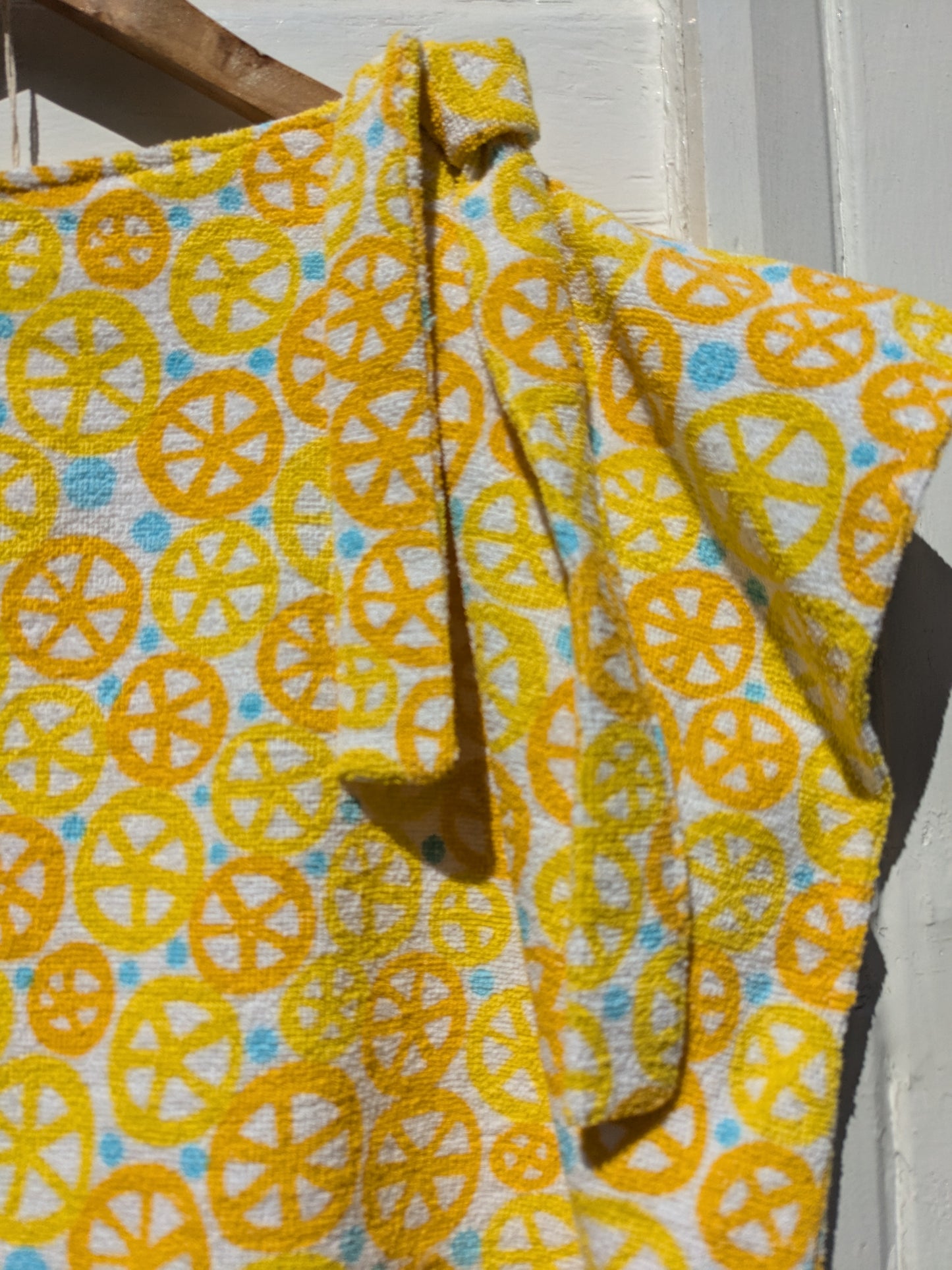 Handmade Vintage Toweling Top & Shorts Set