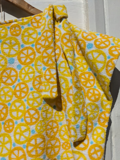 Handmade Vintage Toweling Top & Shorts Set