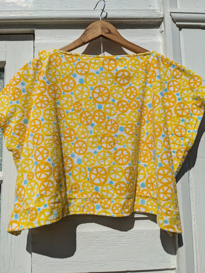 Handmade Vintage Toweling Top & Shorts Set