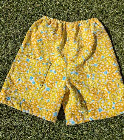 Handmade Vintage Toweling Top & Shorts Set