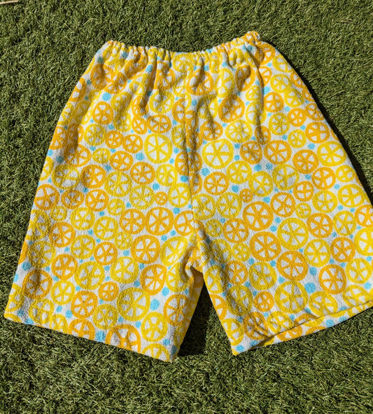 Handmade Vintage Toweling Top & Shorts Set
