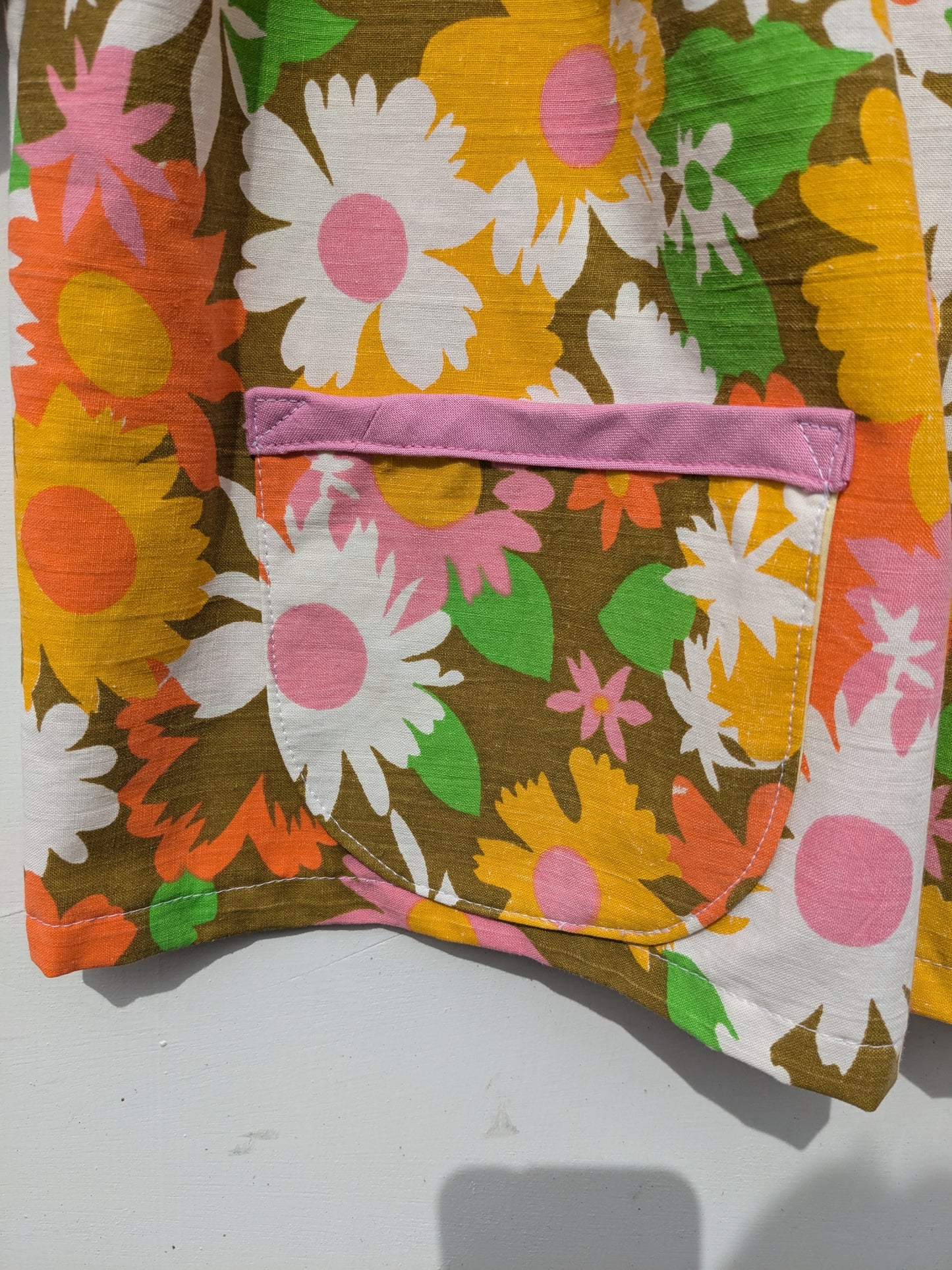 Handmade Vintage Floral Raglan Sleeve Top