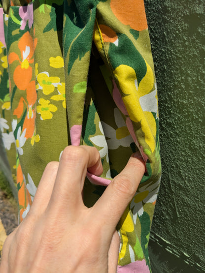 Handmade Vintage Fabric Floral Shorts